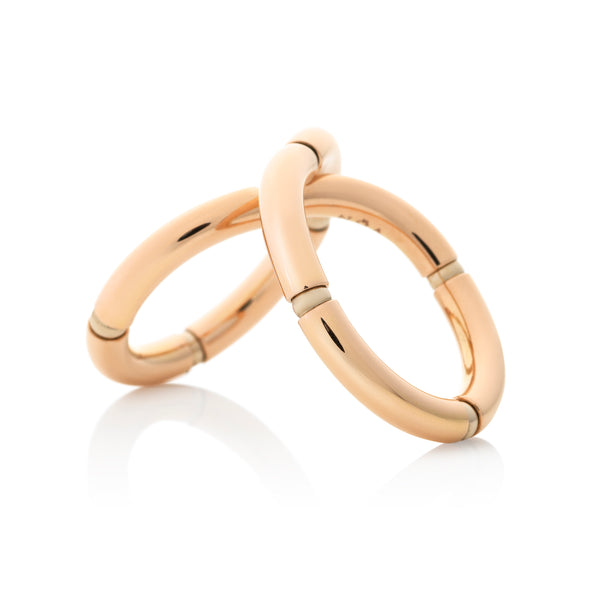Twist Ring Rose Gold d'Oro Fine Jewellery Collection NOA NOA fine