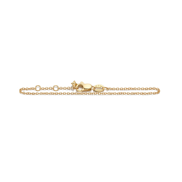 18kt Gold Charm Bracelet