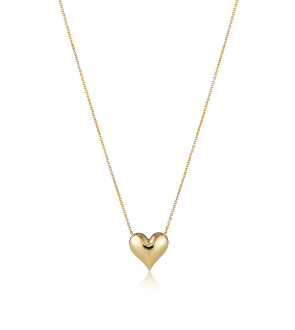 Heart Pendant, Yellow Gold