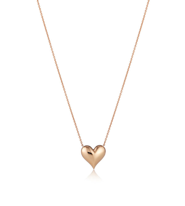 Heart Pendant, Rose Gold