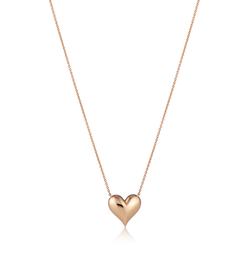 Heart Pendant, Rose Gold
