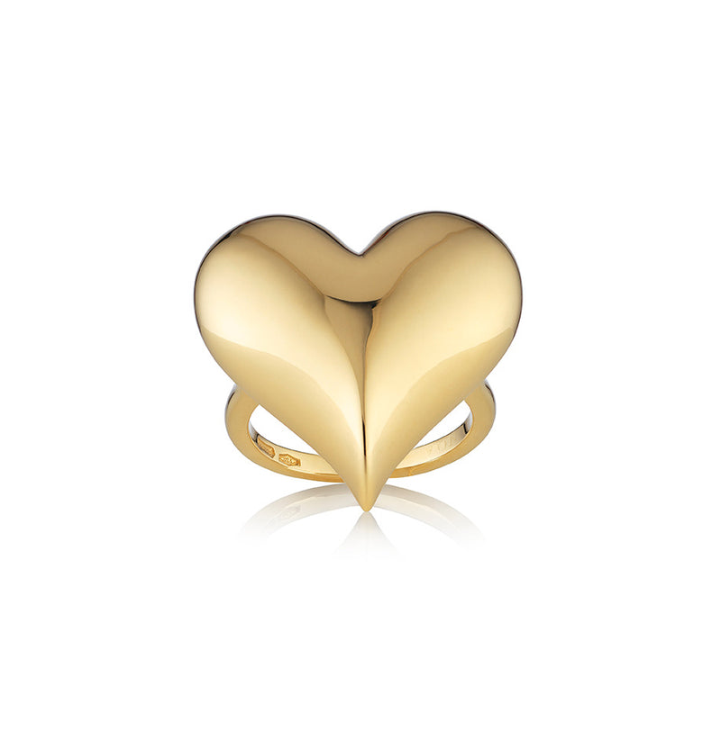 Heart Ring, Yellow Gold