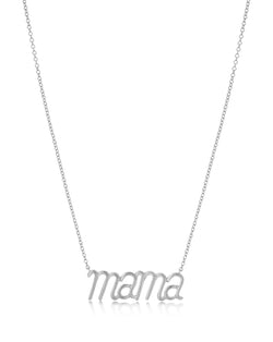 Mama Pendant White Gold