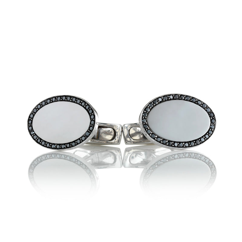 Black Diamond Cufflinks from NOA fine jewellery