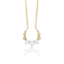 Hannah X NOA Mini Horseshoe Pendant Yellow Gold