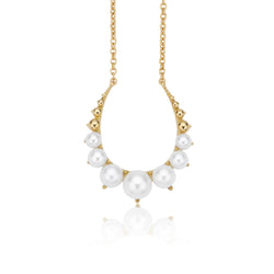 Hannah X NOA mini Horseshoe Pendant Yellow Gold