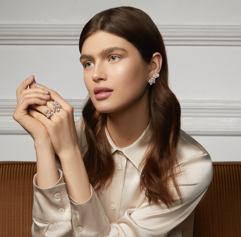 Fleur De Lis Ring, Rosa