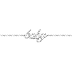 Baby Bracelet White Gold from NOA mini perfect Christening gift