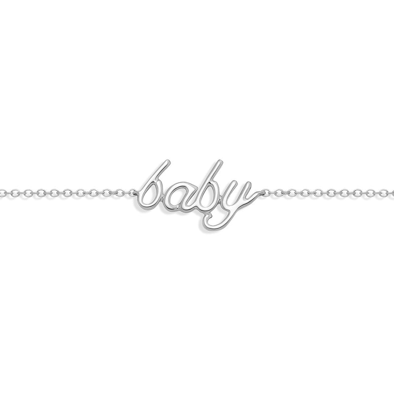 Baby Bracelet White Gold from NOA mini perfect Christening gift