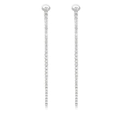 Diamond Ray Single Earrings