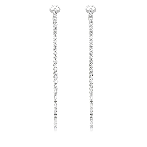 Diamond Ray Single Earrings