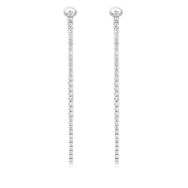 Diamond Ray Single Earrings