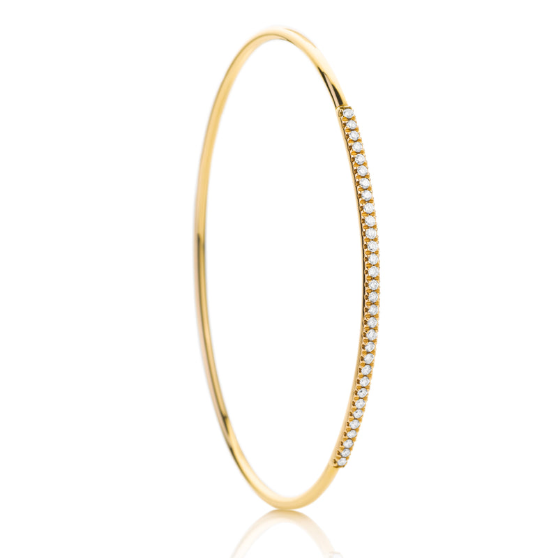 d'Oro diamond bangle from NOA in rose gold
