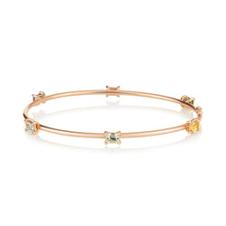 D’Oro Rainbow Bangle, Rose Gold from Noa Fine Jewellery
