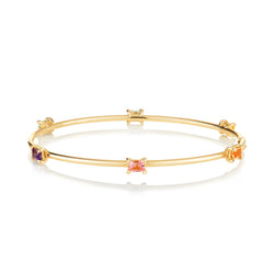D’Oro Rainbow Bangle, Yellow Gold from NOA fine jewellery