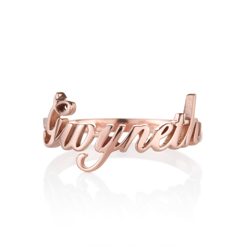 Personalised Name Ring