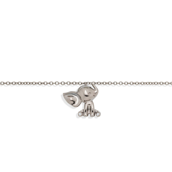Fine jewellery baby gift our Elephant Bracelet Black Gold from NOA mini
