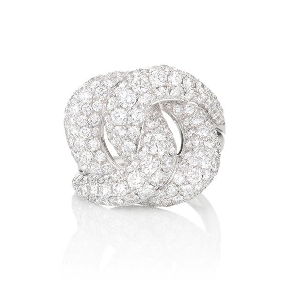 White diamond and white gold ring from Noa fine jewellery