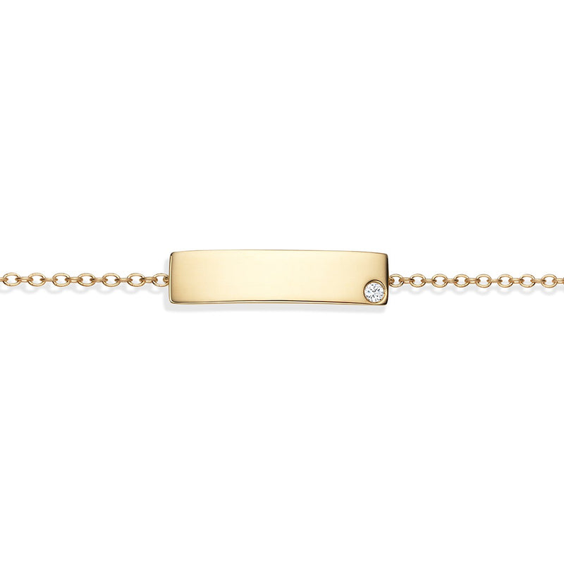 Name Bracelet Yellow Gold