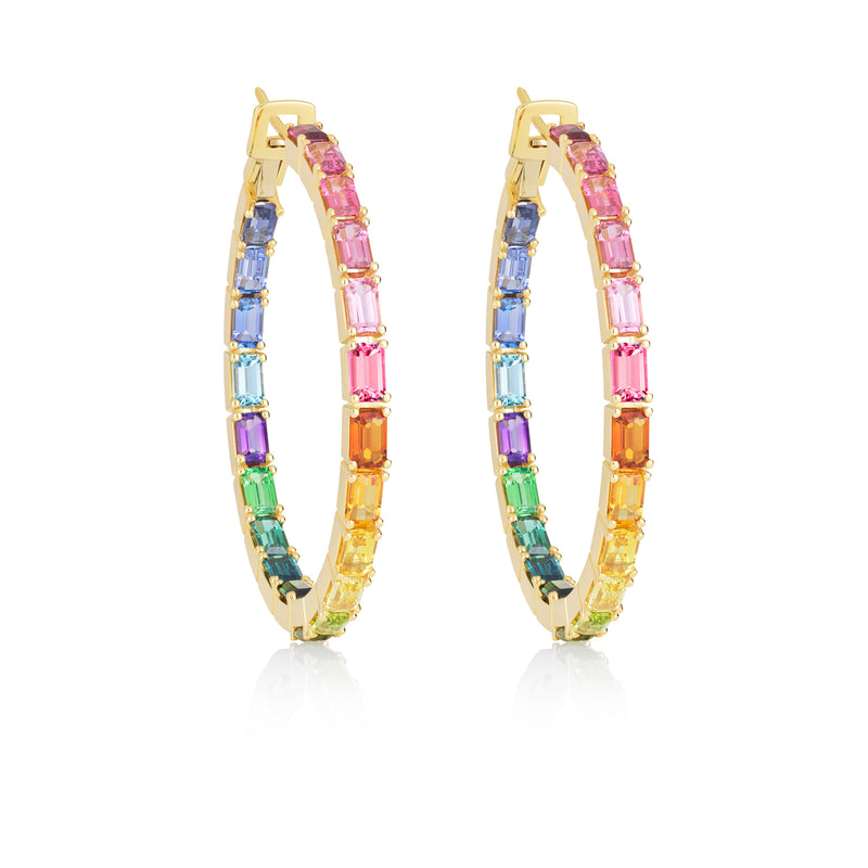 Rainbow Hoops, Large