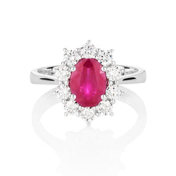 Ruby Diamond Ring