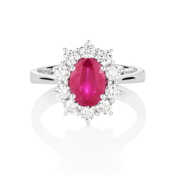 Ruby Diamond Ring